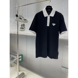 프라다 Prada 반팔 폴로 셔츠