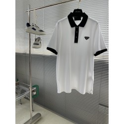 프라다 Prada 반팔 폴로 셔츠