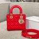 디올 Dior Small Lady Dior Bag red 20cm