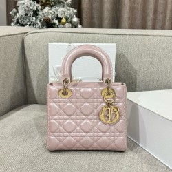 디올 Dior Small Lady Dior Bag pink 20cm