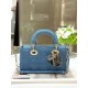 디올 Dior Small Lady D-Joy Bag blue 22cm