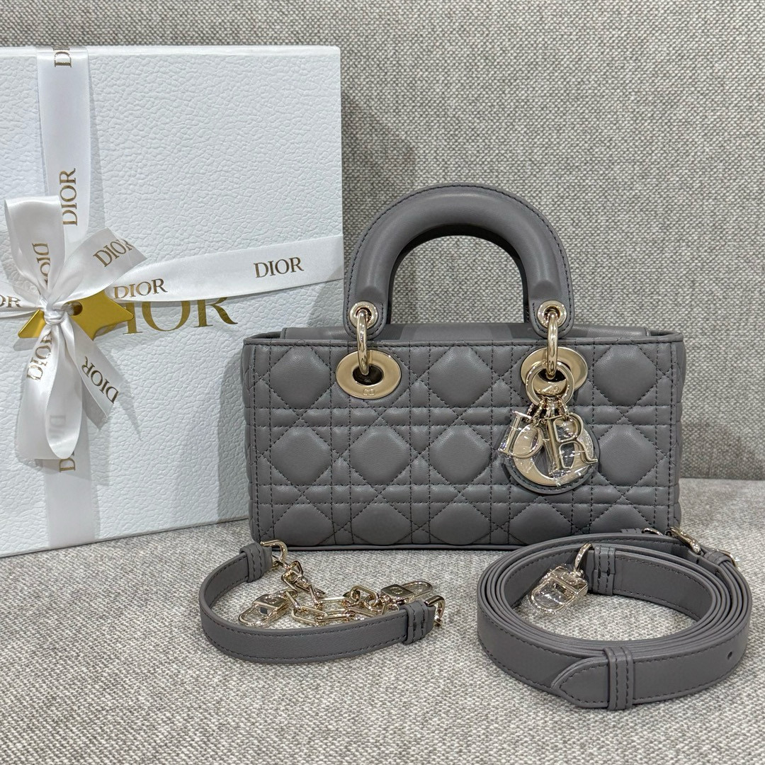 디올 Dior Small Lady D-Joy Bag grey 22cm