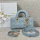 디올 Dior Small Lady D-Joy Bag blue 22cm
