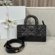 디올 Dior Small Lady D-Sire My ABCDior Bag Black 26cm