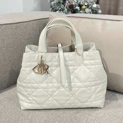 디올 Dior Medium Dior Toujours Bag White 28.5cm