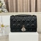 디올 Dior My Dior Top Handle Bag Black 24cm