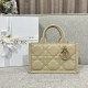 디올 Dior Mini Dior Book Tote Beige 21.5cm