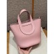 에르메스 Hermes in the loop 18cm Clemence 3Q Rouge Sakura/silver