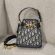 디올 Dior C'est Dior Bag Oblique Jacquard Blue 17cm