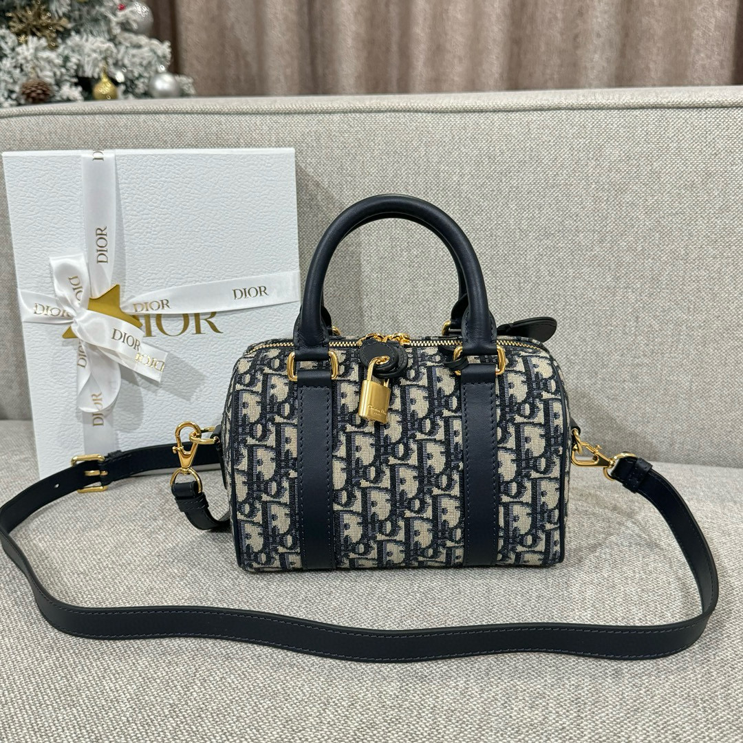 디올 Dior  Groove 20 Bag Oblique Jacquard Blue