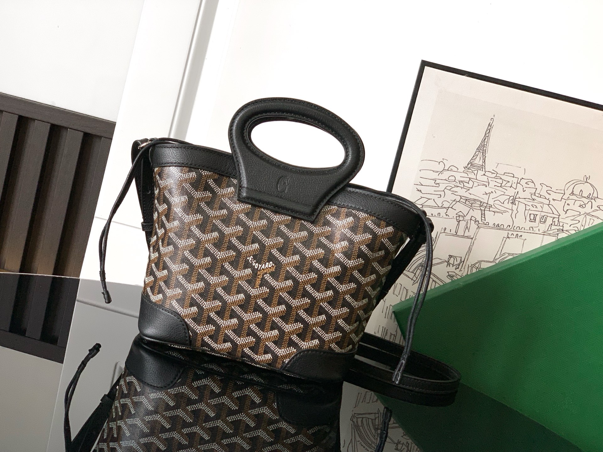 고야드 Goyard Beluga 미니백 Black 23cm