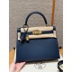 에르메스 Hermes Kelly 28cm Epsom S4 Deep Blue/gold