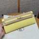 에르메스 Hermes Kelly cut 31cm Epsom 1Z Jaune Poussin/gold