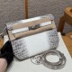 에르메스 Hermes kelly depeches 25cm Niloticus Himalaya/silver