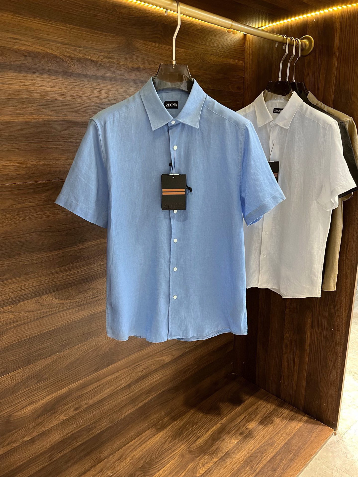 제냐 Zegna 반팔 셔츠
