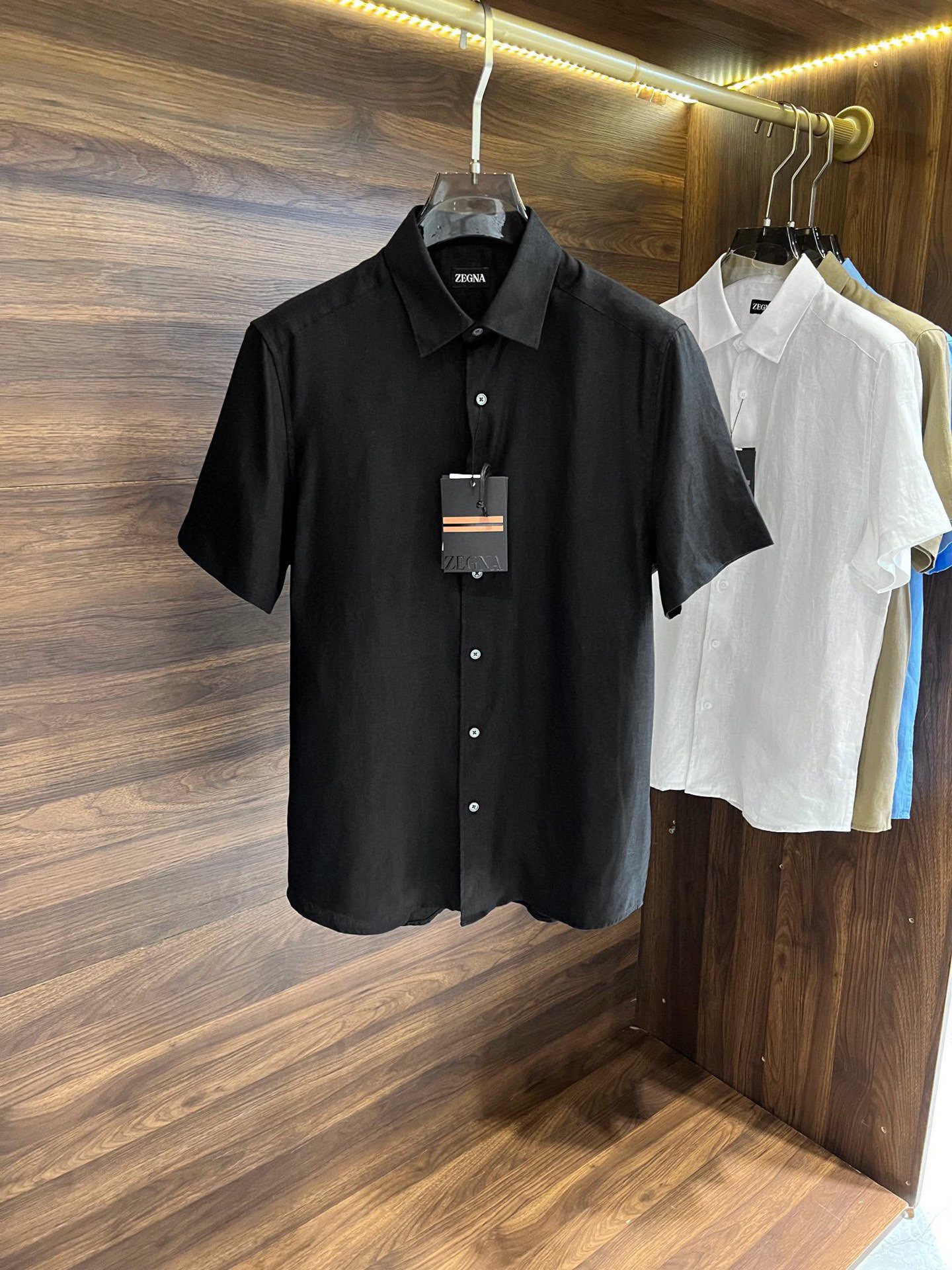 제냐 Zegna 반팔 셔츠