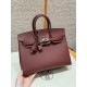 에르메스 Hermes Birkin 25cm Epsom 55 Rouge H/silver