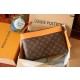 루이비통 Louis Vuitton M14057 Pochette Voyage Souple Monogram Gold 30cm