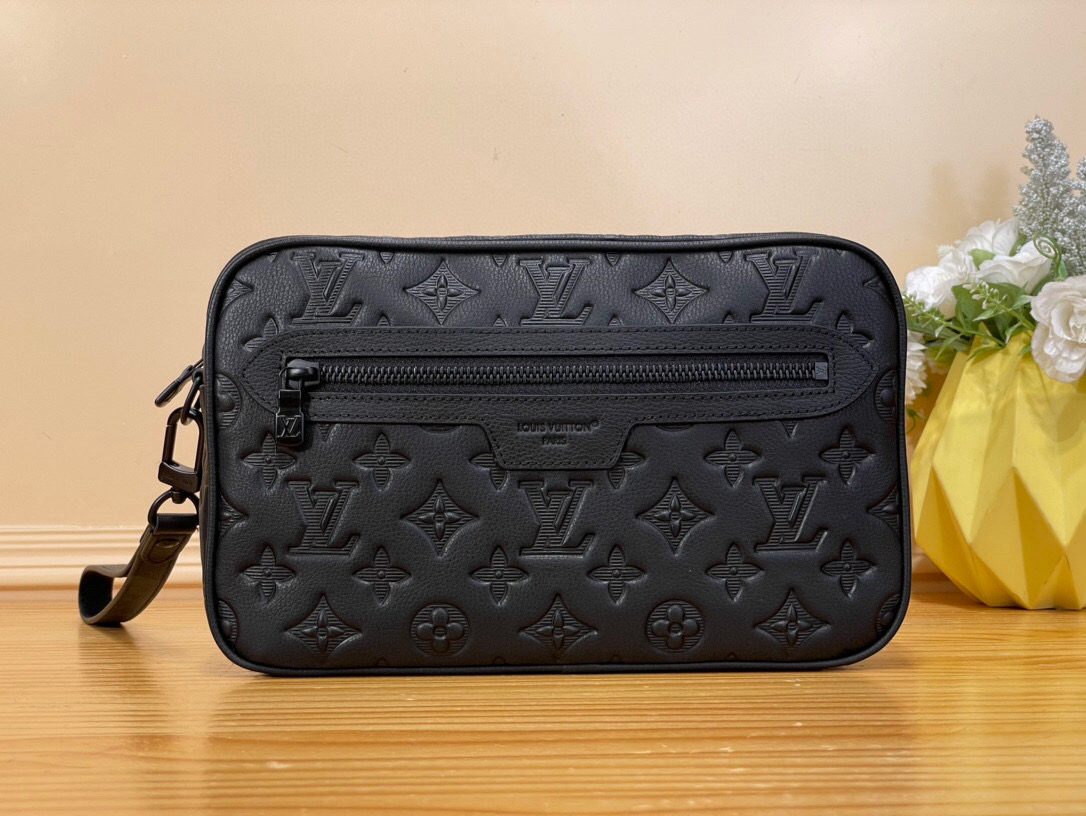 루이비통 Louis Vuitton M14910 Pochette Kasai Black 24.5cm