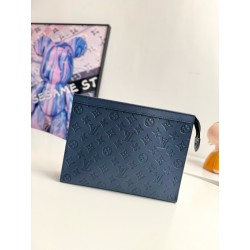 루이비통 Louis Vuitton M61692 Pochette Voyage Deep Blue 26cm