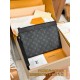 루이비통 Louis Vuitton M81569 Pochette To Go Monogram Eclipse Black 30cm