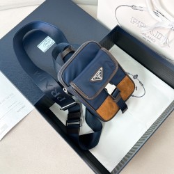 프라다 Prada 2ZH194 리나일론 및 가죽 스마트폰 케이스