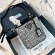 프라다 Prada 1BA373 크리스털 장식 프라다 파니에 새틴 백