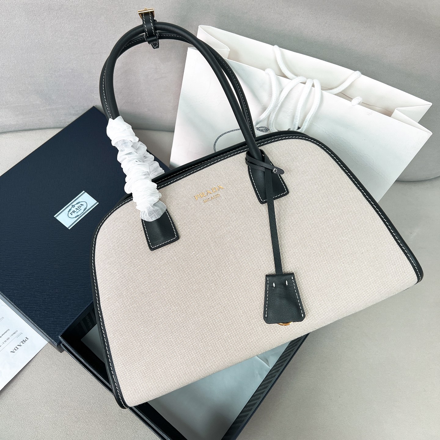프라다 Prada 1BG521 Summer 토트 백 35CM