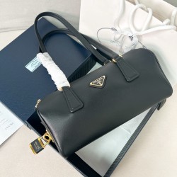 프라다 Prada 1BB127 미디엄 가죽 탑 핸들 백