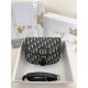 디올 Dior Medium Bobby Bag Oblique Jacquard Blue 22cm