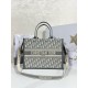 디올 Dior Medium Dior Book Tote Oblique Jacquard Grey 36.5cm