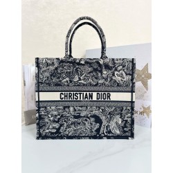 디올 Dior Large Dior Book Tote Blue Reverse 41.5cm