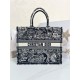 디올 Dior Large Dior Book Tote Blue Reverse 41.5cm