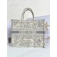 디올 Dior Large Dior Book Tote Grey Reverse 41.5cm