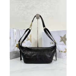 디올 Dior Small D-Journey Bag Black 25.5cm