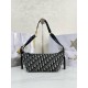 디올 Dior Small D-Journey Bag Oblique Jacquard Blue  25.5cm