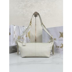 디올 Dior Small D-Journey Bag White 25.5cm