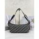 디올 Dior Medium D-Journey Bag Oblique Jacquard Blue  33cm
