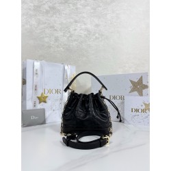 디올 Dior Jolie Bucket Bag Black 16cm