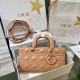 디올 Dior Medium Lady D-Joy Bag Pink 26cm