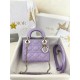 디올 Dior Mini Lady Dior Bag purple 17cm