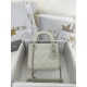 디올 Dior Mini Lady Dior Bag Rice grey 17cm