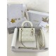 디올 Dior Mini Lady Dior Bag White 17cm
