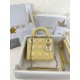 디올 Dior Mini Lady Dior Bag yellow 17cm