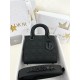 디올 Dior Small Lady Dior Bag Black 20cm