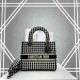 디올 Dior Medium Lady Dior Bag D-lite 24cm