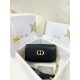디올 Dior 30 Montaigne Avenue Bag Black 22.5cm