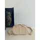 디올 Dior CD Signature Oval Camera Bag Apricot 18cm