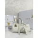 디올 Dior Small Dior Toujours Bag White 23cm
