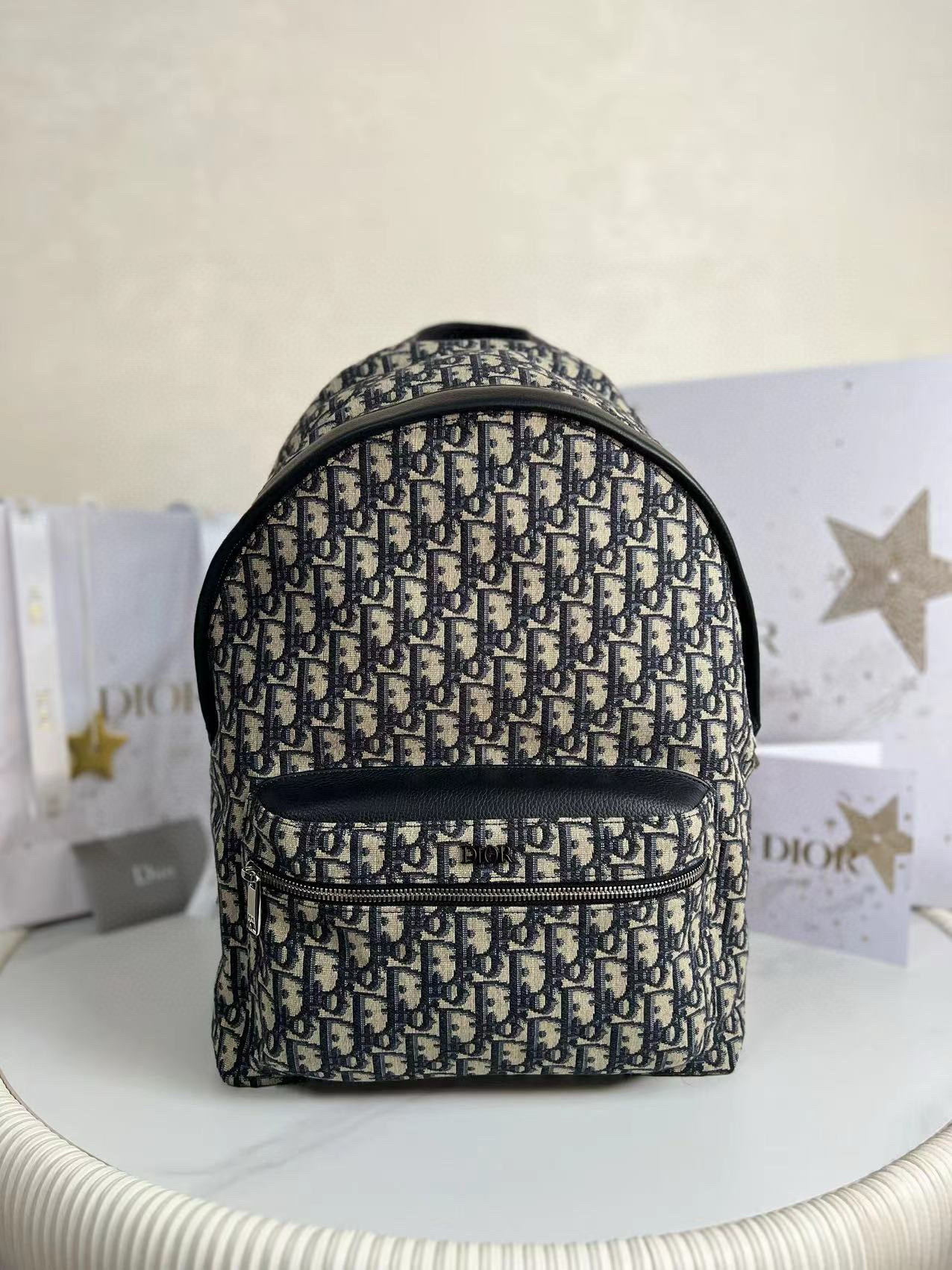 디올 Dior Travel Backpack Blue 30cm